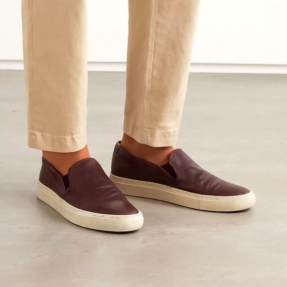 COMMON PROJECTS Maroon Slip On Loafer Shoes  Mens Size EU 44 US 11 - Picture 1 of 9